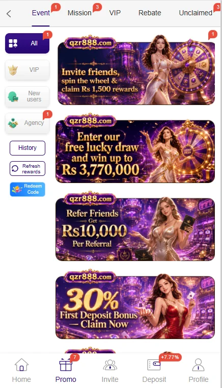 QZR888 Game Bonus
