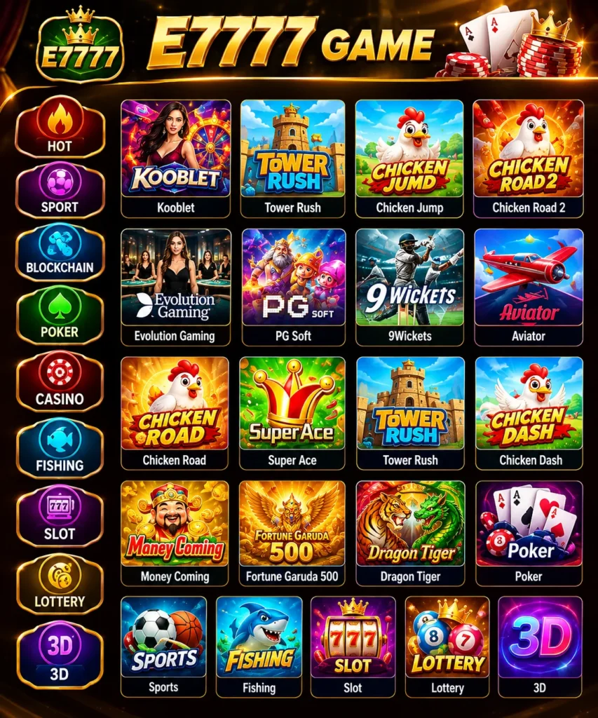 E7777 APP GAMES