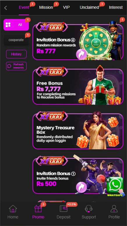 XF777 Game APK Bonus