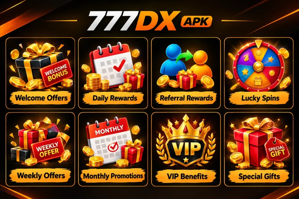 777DX APK Rewards