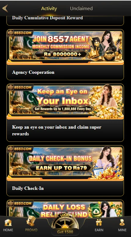 8557 Rewards and bonus